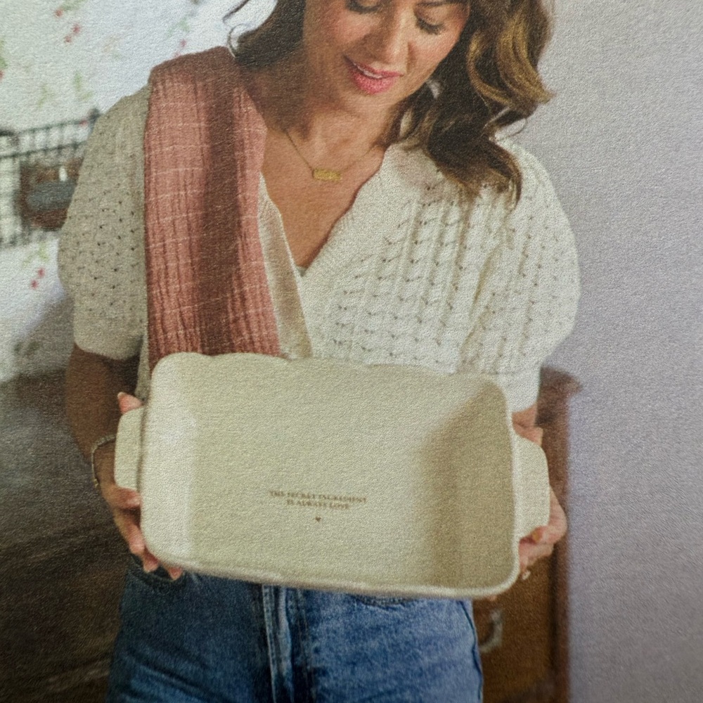 Scalloped Ceramic Baking Dish Jilly Box